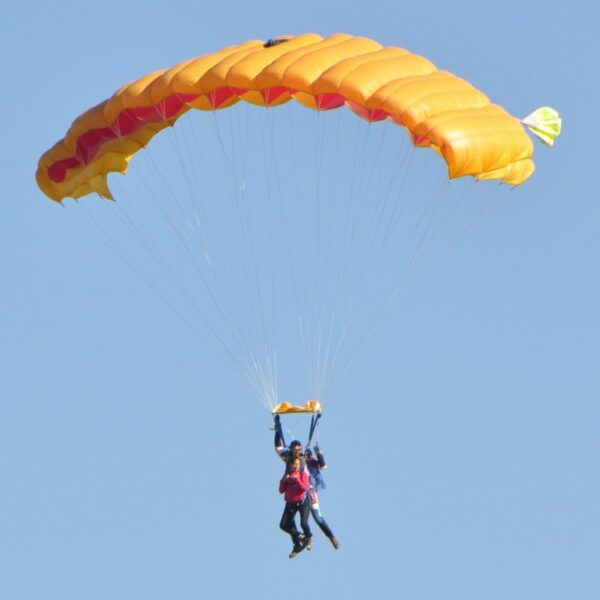 Free Fall Parachute Jump Over Marrakech Outdoor Areas