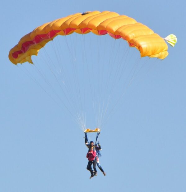 Free Fall Parachute Jump Over Marrakech Outdoor Areas